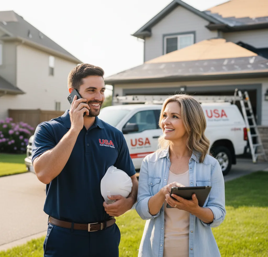 USA Roof Repair Experts customer support in Haslett